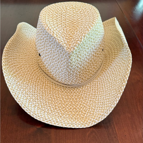 ERIC JAVITS white mix western style hat. Never worn. - Picture 5 of 10